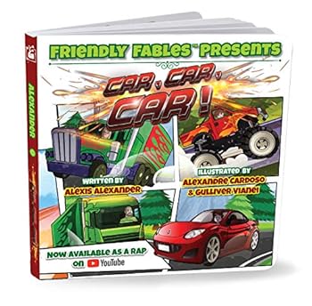 Board book Friendly Fables Presents: Car, Car, Car! - Children's Story Book