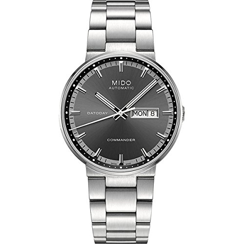 Preisvergleich Produktbild Mido Herren-Armbanduhr XL Commander Analog Automatik Edelstahl M0144301106100