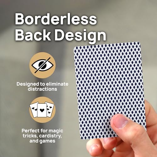 Regal Games Rockets – Bulk-Spielkarten-Set für Erwachsene & Profis – 48 Standard-Decks, Pokerkarten für Blackjack, Euchre, Canasta – Poker-Größe, Casino-Qualität, Reise- & Spieleabendkarten – Bild 5