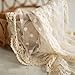Orraphtstu Newborn Photography Wraps Baby Photoshoot Lace Props Girls Posing Layers (Beige B)