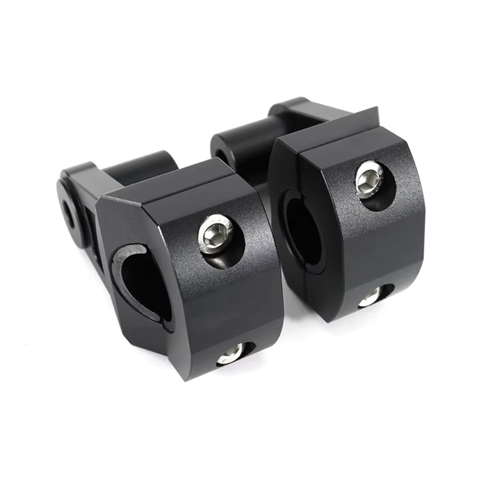 Para G310R 2017 2018 2019 22mm 7/8 "elevadores Manillar Motocicleta Elevadores Montaje Barra Gruesa Aluminio Moto Manillar Elevador(Negro)
