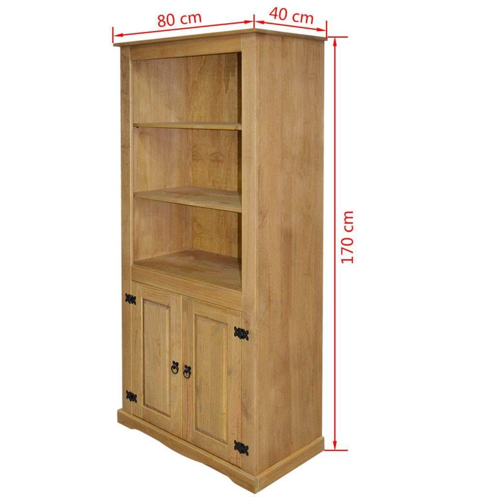 Buffet Bahut - Armario para consola (170 cm, 4402305), diseño de pino mexicano