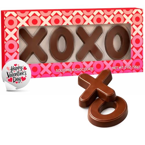 DOUzzle Valentines Day Sweet Treats, XOXO Chocolate Gift Box Premium