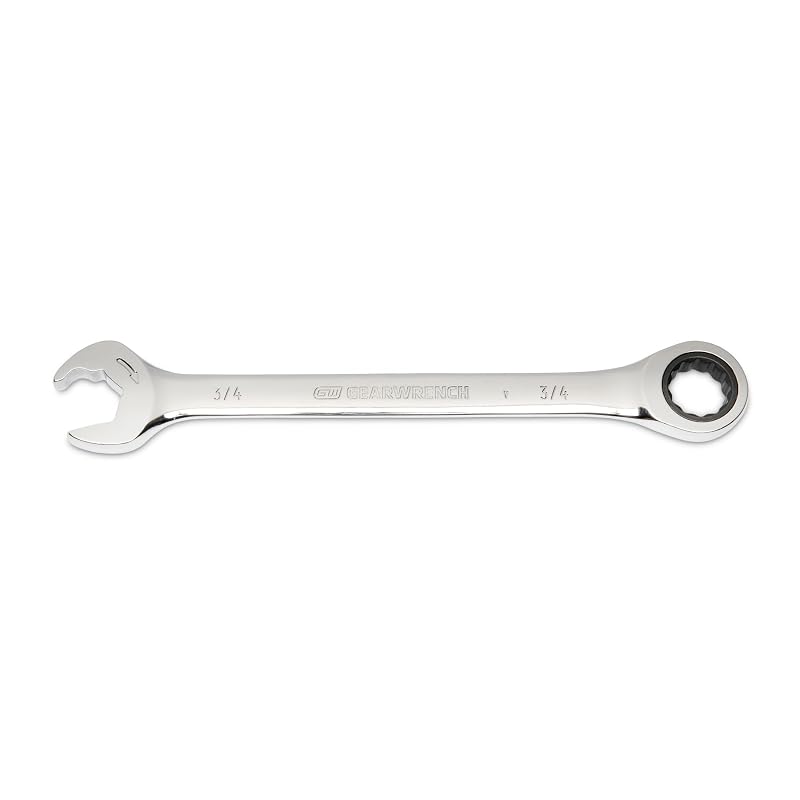 Chave Combinada com Catraca GEARWRENCH, Boca Aberta e Encaixe Estriado de 12 Pontos, 19,1 mm (3/4 pol.), Modelo 85584