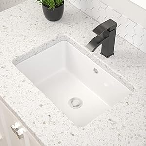 Dcolora Undermount Bathroom Sink Rectangle 16"x10" White Porcelain Ceramic Rectangular Vessel Sink Under Counter Lavatory Vanity Bath Sink Bowl Basin With Overflow Dcolora Undermount Bathroom Sink Rectangle 16×10 White Porcelain Ceramic Rectangular Vessel Sink Under Counter Lavatory Vanity Bath Sink Bowl Basin With Overflow
