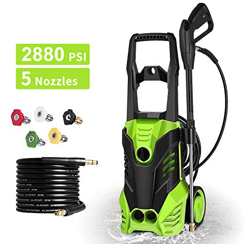 Homdox 2880 PSI Electric Pressure Washer 1800W High Pressure Power