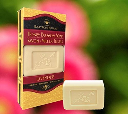 Honey House Naturals S3L 3.5 oz. Lavendar Soap44; 3 Pack
