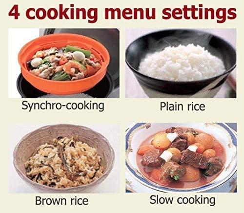 Tiger Corporation Jbv-A18U 10-Cup Micom Rice Cooker And Warmer With Tacook Plate, White #TOP4