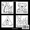 Forest Camping Animals Coloring Book for Kids and Adults: Big, Bold, and Easy Coloring Pages of Koalas, Foxes, Pandas, and More in Fun Outdoor Camping ... Relaxation, Stress Relief, and Mindfulness #1