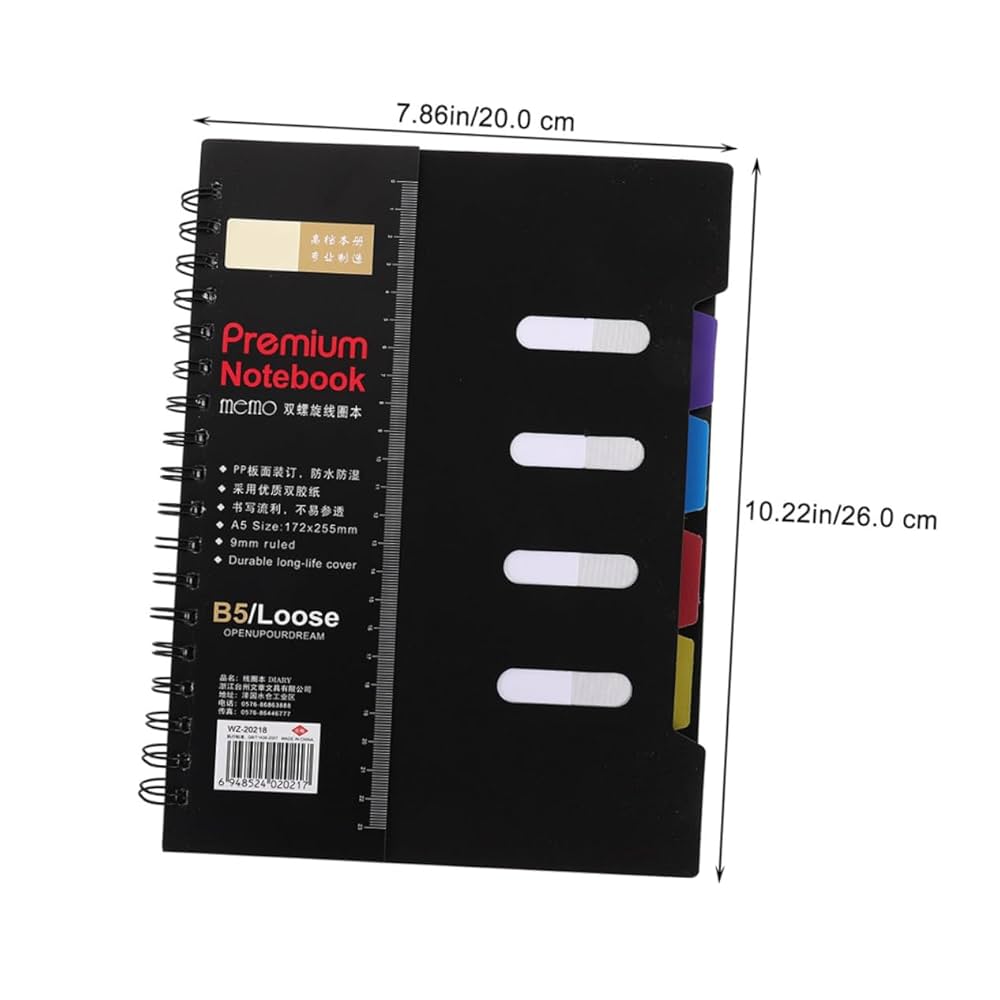 Amazon | Artibetter ルーズリーフノート 勉強計画ノート 書類