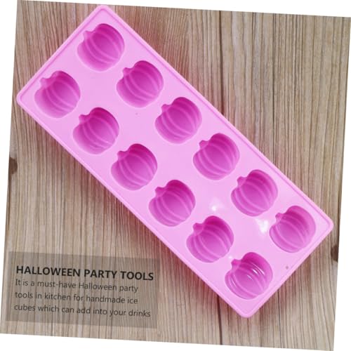 Molde Halloween Calabaza Silicona 3 piezas 12 cavidades miniatura 3