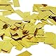 Relaxdays Party Popper, 12er Set, 6-8 m Effekthöhe, Silvester, Geburtstag & Hochzeit, 40 cm Konfettikanone, Folie, gold