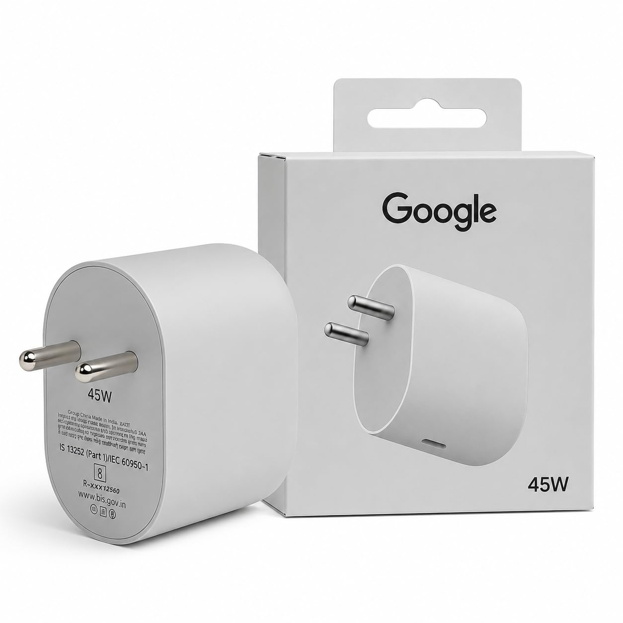 Google 45W Type C Fast Charger Adapter | Compatible with Google Pixel 10a/10 Pro, 9 Pro/9/9a, 8 Pro/8/8a, 7 Pro/7/7a, 6 Pro/6/6a, Pixel Fold, Pixel Tablet, Chromebooks & Laptops | 45 W Quick Charge-image-17