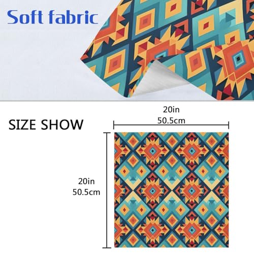 Servilletas de Tela Boho Mandala Azul 20x20 Pulg 6un miniatura 6