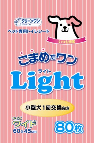 クリーンワン こまめだワンライト ワイド 80枚入