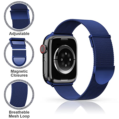 Higgs Strap Compatible with Apple Watch Straps 42mm 46mm 45mm 44mm 41mm 40mm 38mm 49mm for Women Men Dual Magnetic Adjustable Metal Band for iWatch Series 11 10 9 8 7 6 5 4 SE Ultra 3 2 1 - Image 4