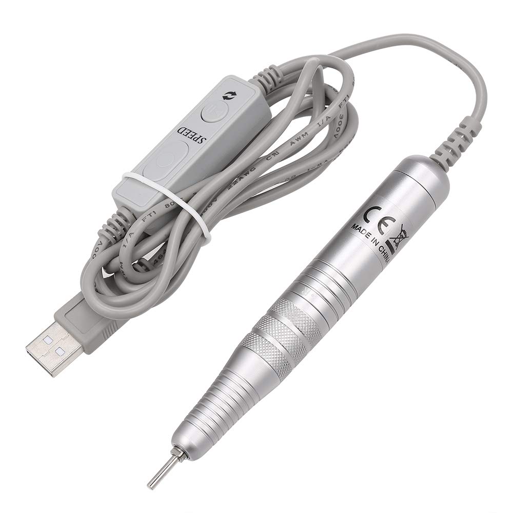 Set Professionale di Frese per Unghie Elettriche USB, Kit Portatile per Manicure E Pedicure con Strumenti per La Rimozione di Unghie Acriliche E in Gel.