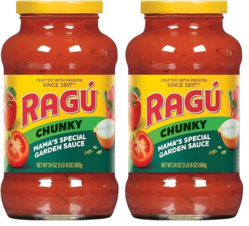 Image of Ragu Mama's Special Garden Pasta Sauce, 680g (Pack of 2)