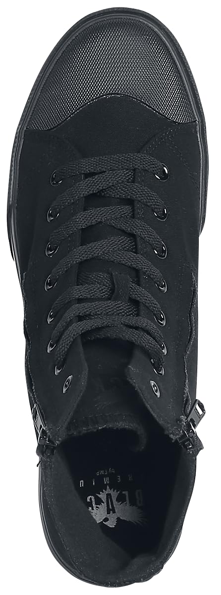 Black Premium by EMP Unisex Zapatillas Negras con Cremallera