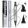 VANTICA Eyeliner stamp 2 Pack Black Liquid Eyeliner Winged Pencil Cat Wingliner Eye liners Pen for Women,Easy to use,Long Lasting,Smudge-proof, No Dipping