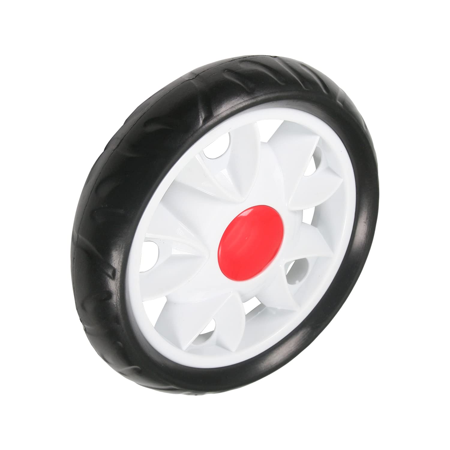 LODDEYEE 2Pcs Stroller Wheel, 170mm x 35mm Single Wheel, Plastic Wheel Replacement for Stroller and Pet Stroller (Color : 1-Pack, Size : 170mm Dia), 64432