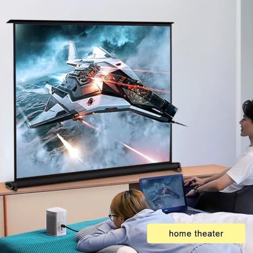 Pantalla de proyección manual portátil de 50 pulgadas miniatura 6