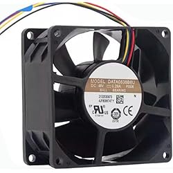 Ventilador 48V Zyvpee 80 x 80 x 38 mm DATA0838B8U 48V 0.29A 4Wire 8cm Ventilador de refrigeración