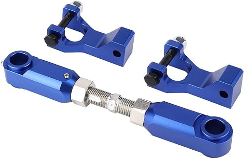 Miniatura 7 de Kit de bajada delantera, material de aluminio, kit de bajada delantera y trasera, ajustable para ATV Raptor 350 660 700 (azul)