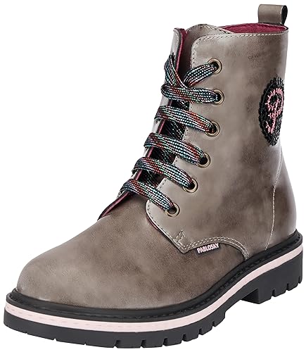 Pablosky Fille 413958 Chaussure Bateau en cuir premium avec finitions main