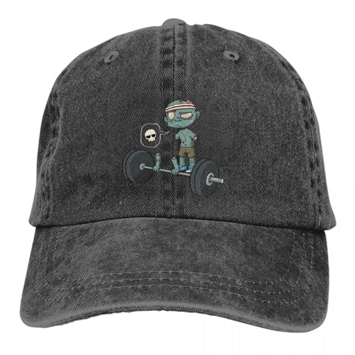 MTBDD Gorras de béisbol Halterofilia Gimnasio Sombrero Multicolor Gorra de Mujer con Visera Calavera Dead Lift Sombreros de protección de Visera Personalizados Regalo