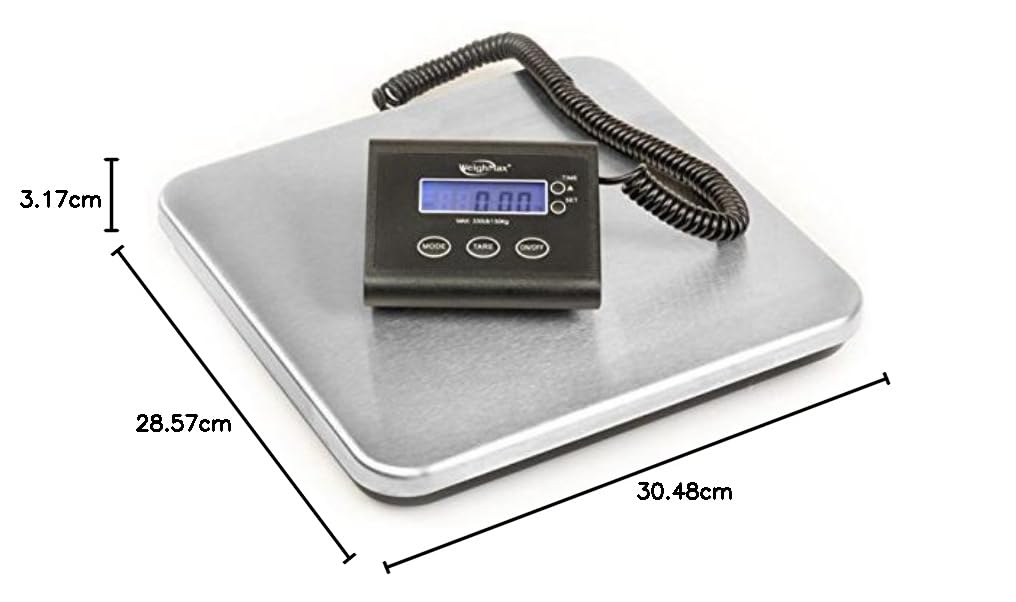weighmax envío postal Digital Industrial de acero inoxidable Escala 330 libras (w-4830)