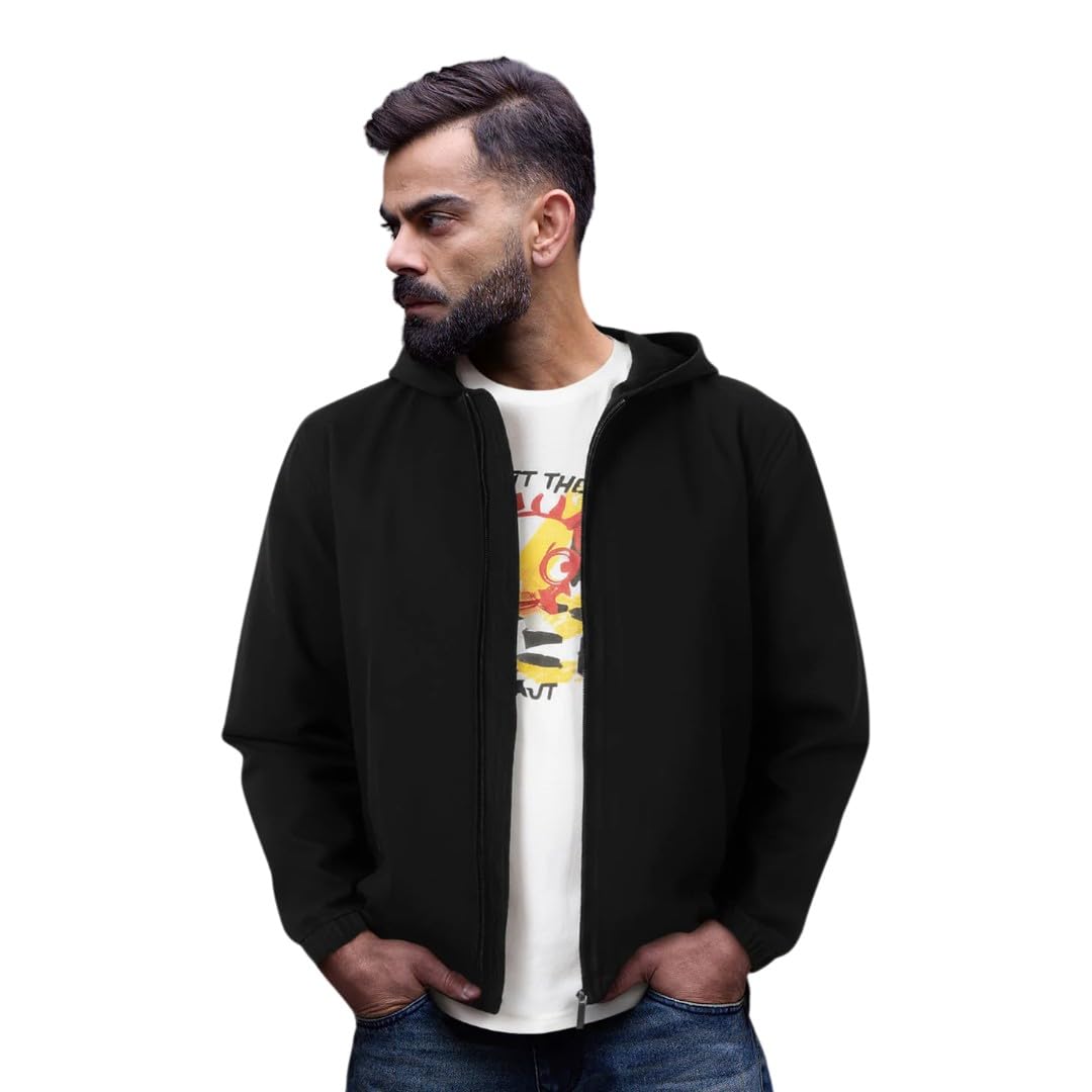 wrogn Men's 100% Cotton Denim Jacket | Solid | Slim Fit-picture-15