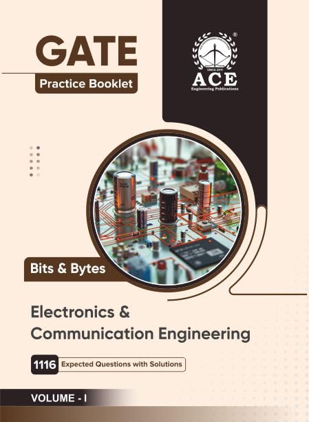 Image of GATE 2026 Electronics & Communication Engineering Bits & Bytes Volume 1 (1116 Expected Questions with Solutions) Practice Booklet