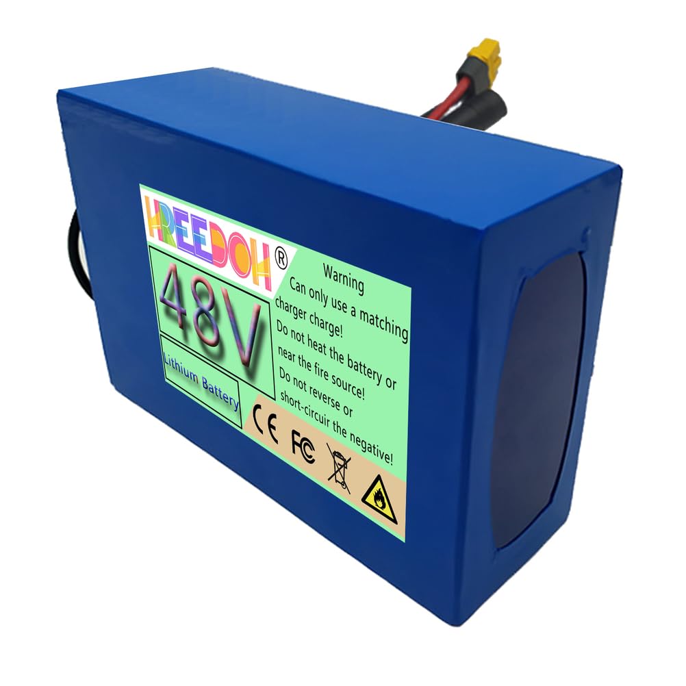 Akumulator litowo-jonowy 48 V Akumulator litowo-polimerowy PVC 48 V 8 Ah 10 Ah 12 Ah 15 Ah 18 Ah 20 Ah 26 Ah z ładowarką do silnika 0-1300 W