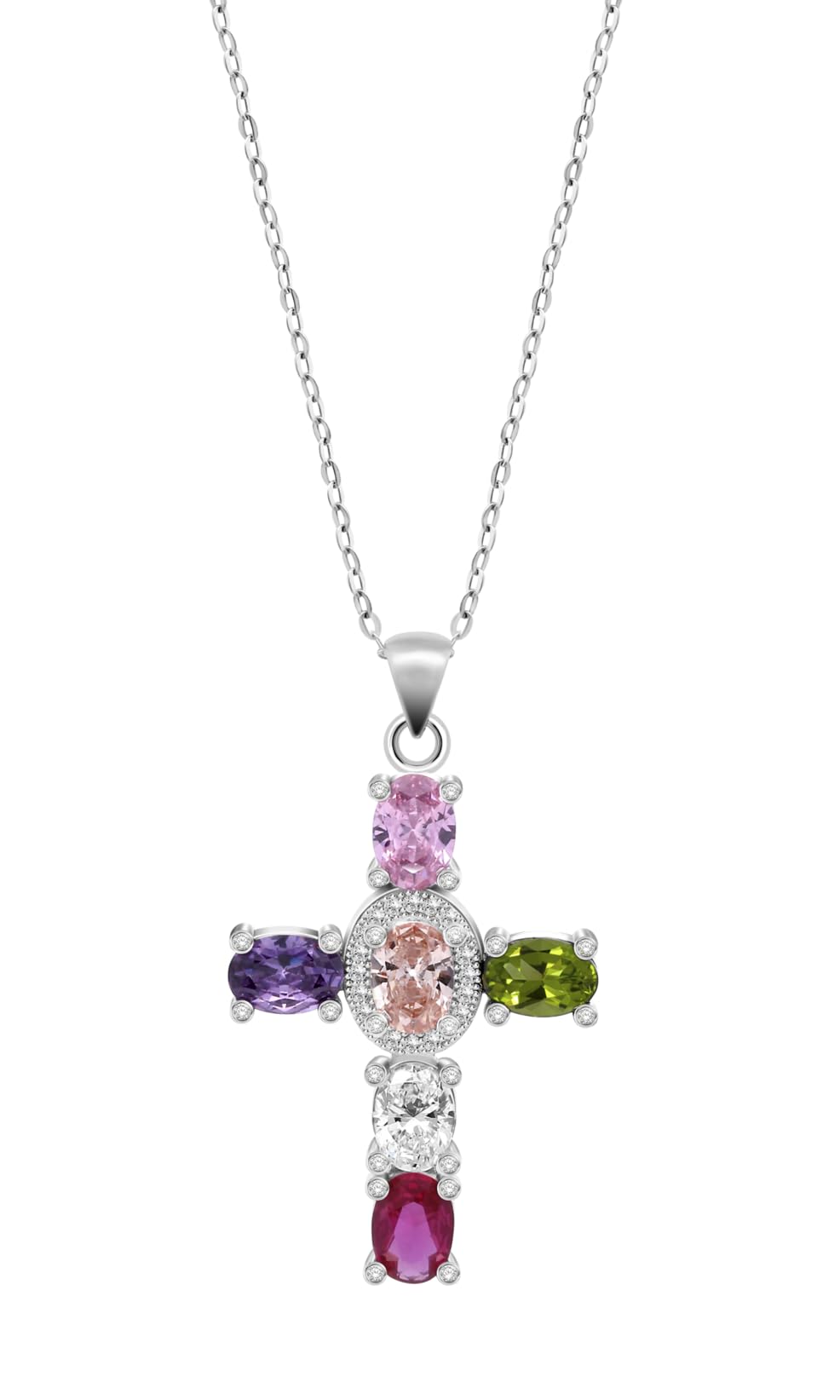 LOTUS SILVER Collar LP3710-1/1 Colors Plata Cruz 42.00 mm Mujer