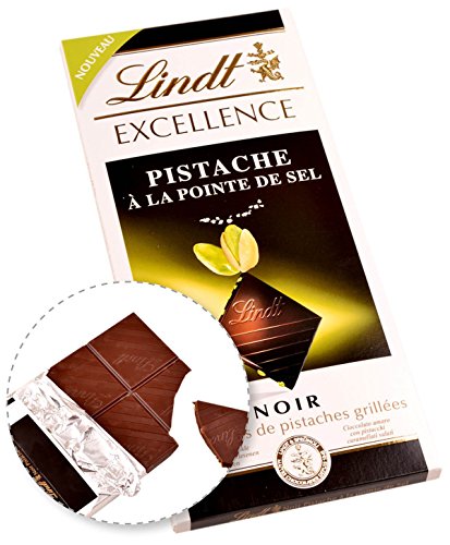 Lindt Excellence Pistache à la Pointe de Sel 100 g...