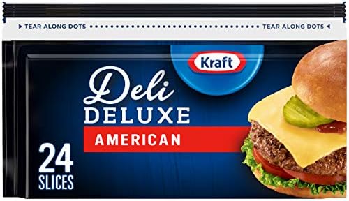 Kraft Deli Deluxe American Cheese Slices, 24 ct Bag