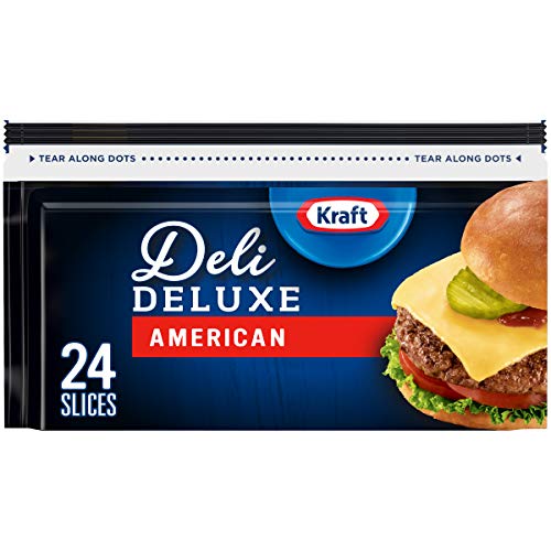 Kraft Deli Deluxe American Cheese Slices, 24 Ct Bag #TOP11