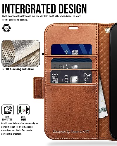 Ocase IPHONE 15 CASE Compatible With Iphone 15 Wallet Case, Pu Leather Flip Folio Case thumb #2