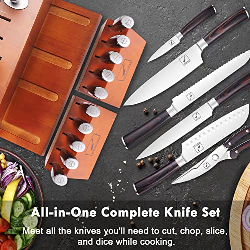 imarku Knife Set, 20Pieces Premium Kitchen Knife Set, Japanese High
