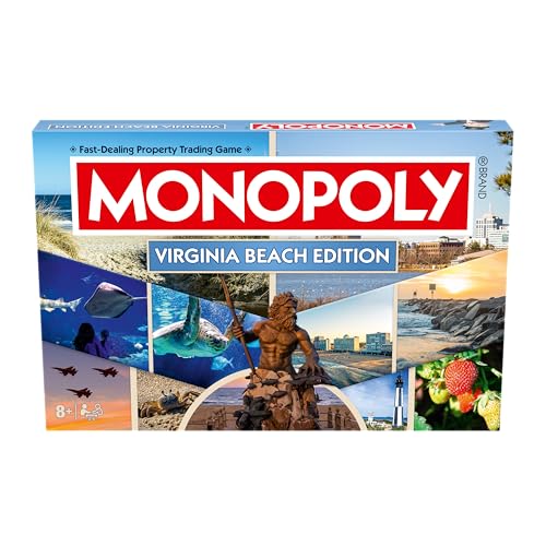 Monopoly Virginia Beach, VA Juego de Mesa Familiar miniatura 2