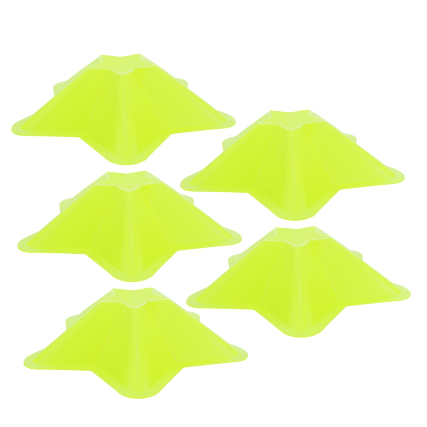 BESPORTBLE 5pièces Cônes De Formation Professionnels Ldpe De Cônes De Marquage pour Football Et Sports Accessoire Pratique Et Fluo BESPORTBLE 5pièces Cônes De Formation Professionnels Ldpe De Cônes De Marquage pour Football Et Sports Accessoire Pratique Et Fluo