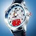 Imagen de AVI-8 Reloj Hawker Hurricane Mckellar Dual Time Peanuts Snoopy Flying Ace para hombre con correa de cuero