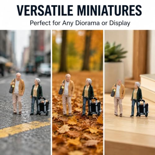 Figurines miniatures 1/64 pour décor de table de sable - 8