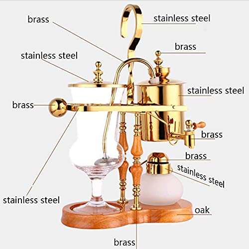YUNLILI Manuelle Kaffee Mühle-Siphon Kaffeemaschine Kaffee Set Siphon Belgierer Krug Temperatur Einstellbare Große Hand… – Bild 4