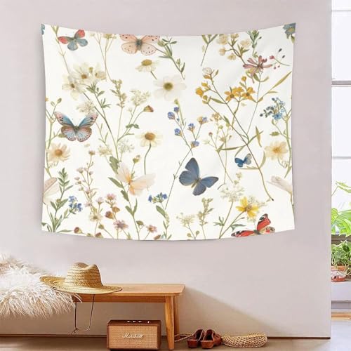 Tapiz de pared de mariposa 150cmx200cm con estampado 3D para decorar el hogar