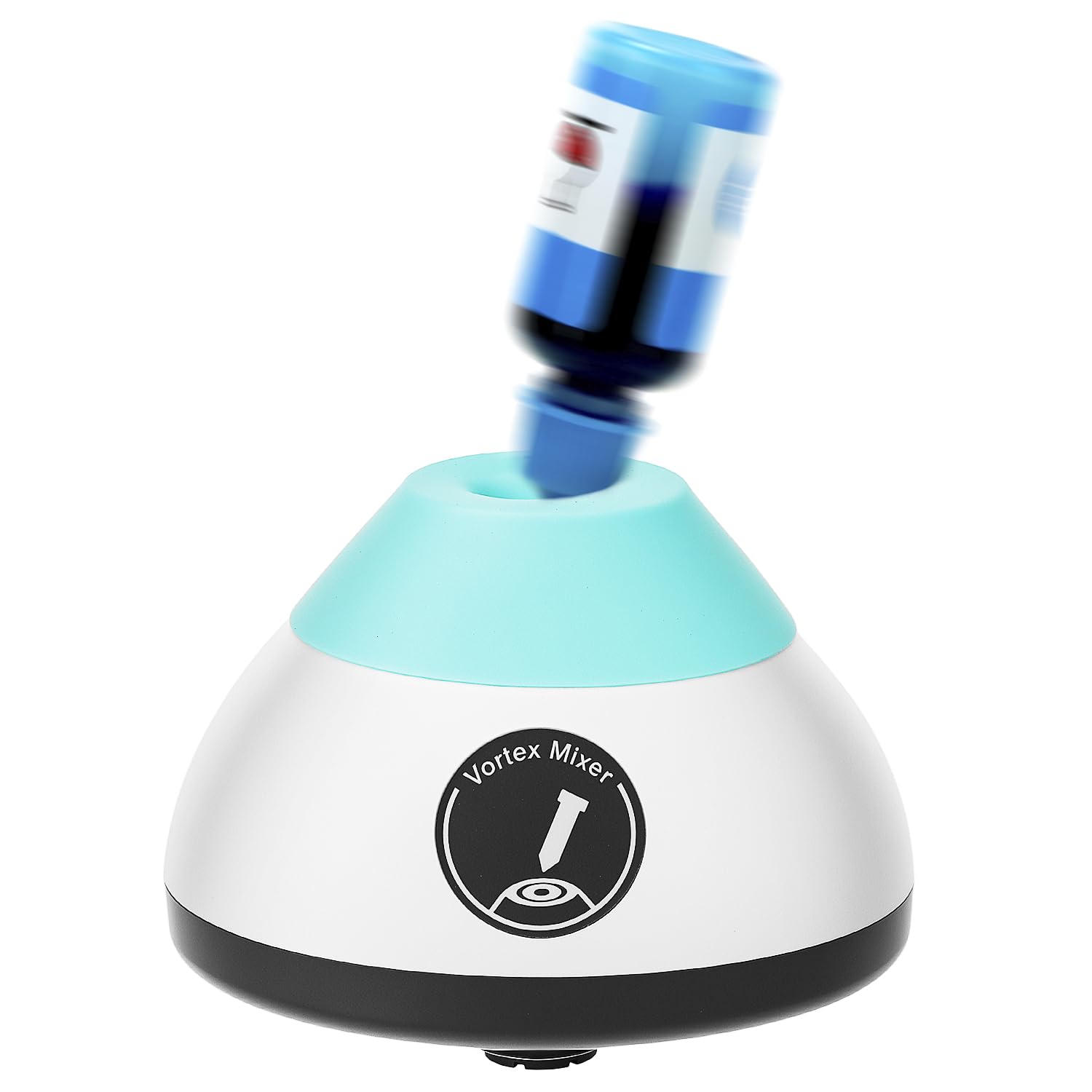 QWORK® Mini Mezclador Vortex 2000 rpm Función Táctil para Tubos Laboratorio, Pinturas Acrílicas y Esmalte de Uñas - Capacidad hasta 50ml