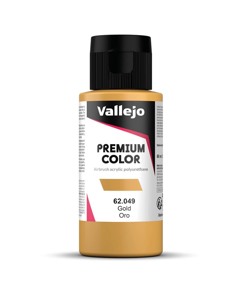 Vallejo Premium Color 60 ml Paint - Gold