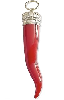 Italian Horn Red Keychain - Large (Large)