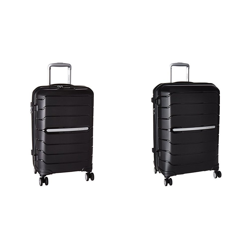 Freeform Hardside Two-Piece Spinner Set (21"/24"), Black